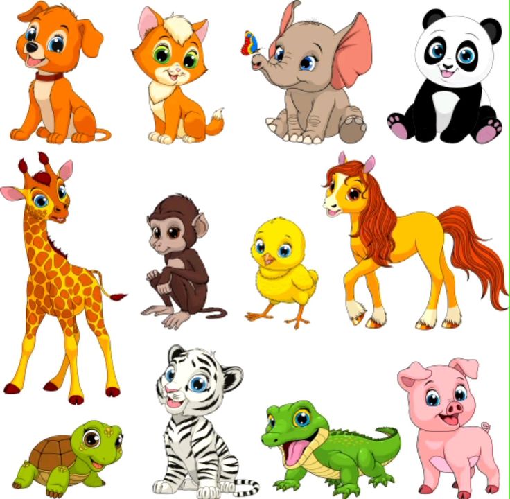 baby animal stickers